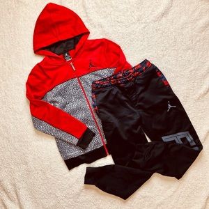 Jordan Therma Fit Zip up Hoodie and Jogger